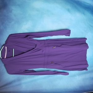 Purple knit l/s Athleta dress size S